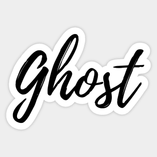 Ghost - Minimal and Simple Sticker